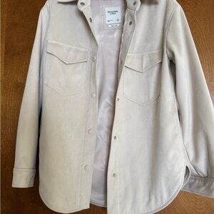 (Closet cleanout ‼️) Abercrombie & Fitch Vegan Suede Jacket